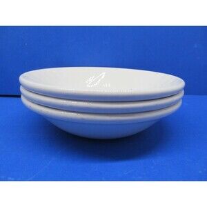 Dudson Olympus Set Of 3 White 4 3/4"X1" Sauce Bowls  Back Stamps Various Years